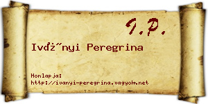 Iványi Peregrina névjegykártya